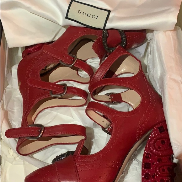 Gucci | Shoes | Red Gucci Heels | Poshmark